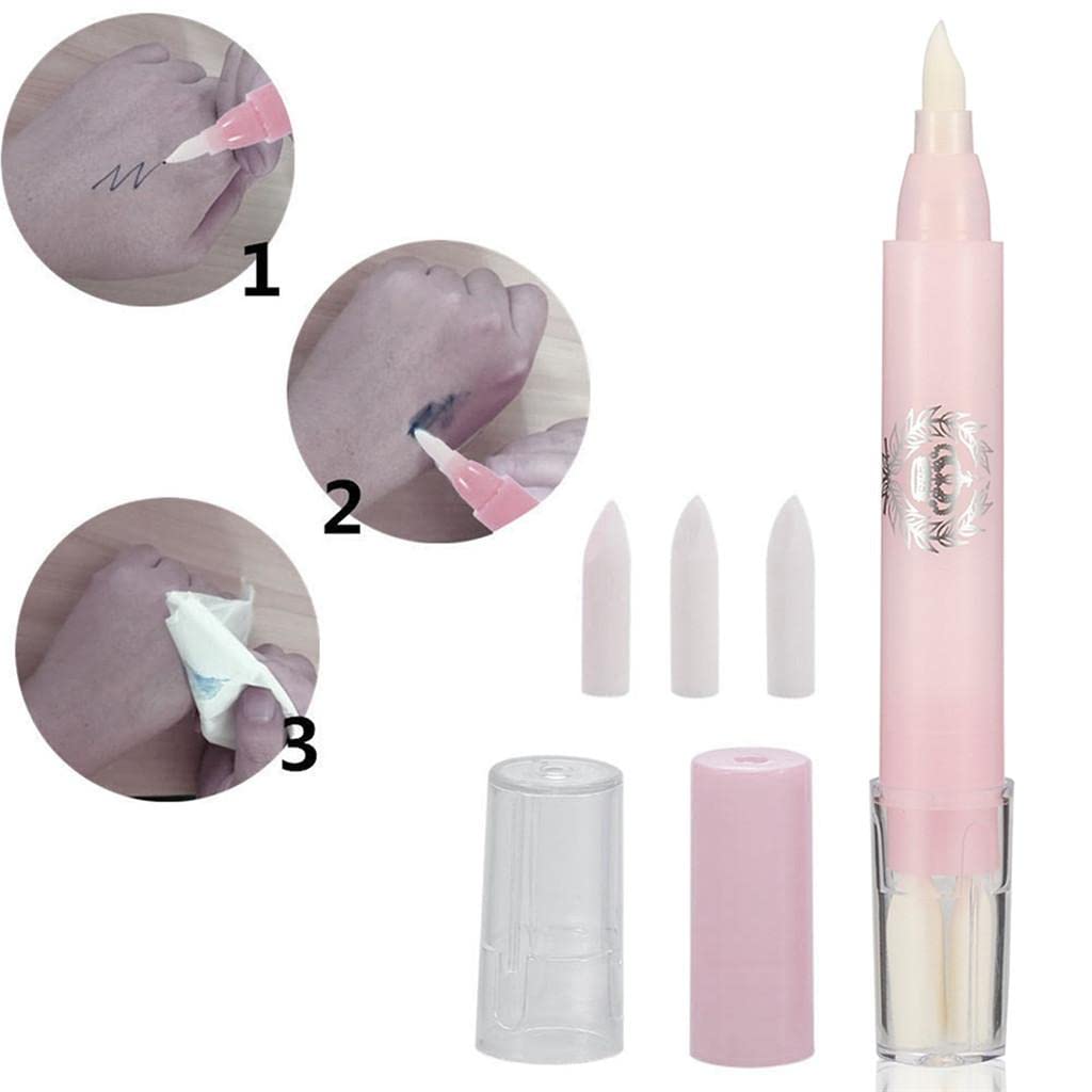 Professional Tattoo & Piercing Surgical Skin Marker Pen - Durable, Erasable with 3 Replacement Tips | Ideal for Tattoo Artists, Piercing Professionals & Medical Scribing