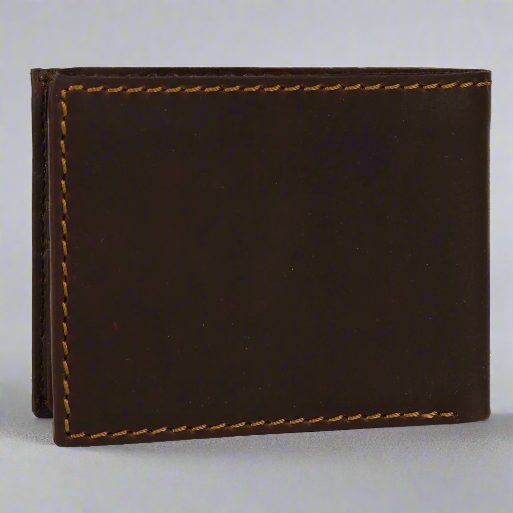 MET Men's Bifold RFID Blocking Leather Wallet - Slim Flip Up Design for Cash & Cards - Perfect for Travel, Business & Everyday Use