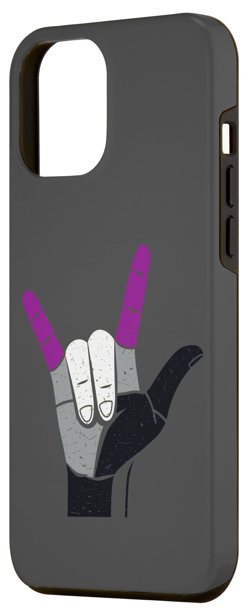 iPhone 12 Pro Max Case with Asexual Pride Flag Design - Durable Protective Cover for LGBTQ+ Support | Perfect for Pride Events, Daily Use & Showing Your Identity
