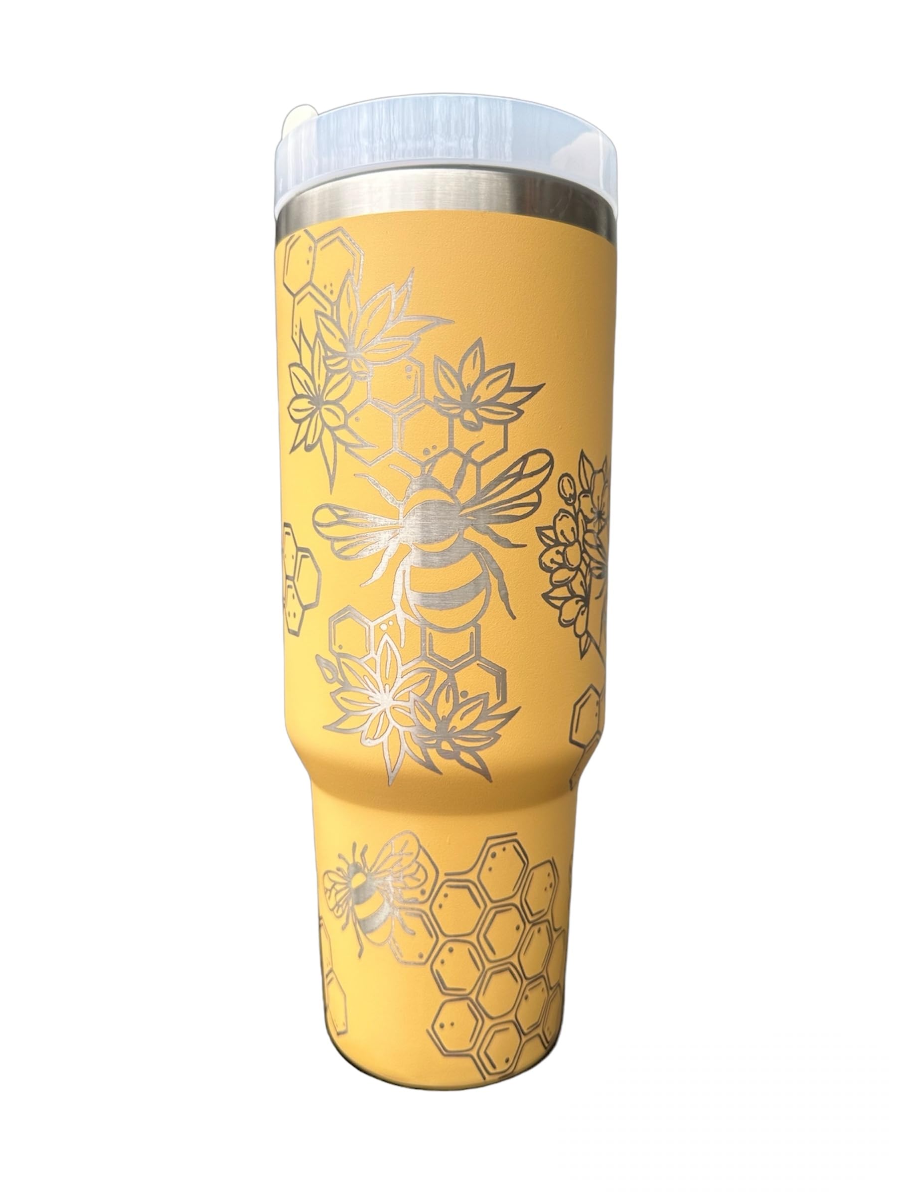 40 oz Insulated Tumbler for Honey Beekeepers - Leakproof Stainless Steel Travel Mug with Lid, Perfect for Outdoor Beekeeping, Camping & Hiking (BPA Free)
