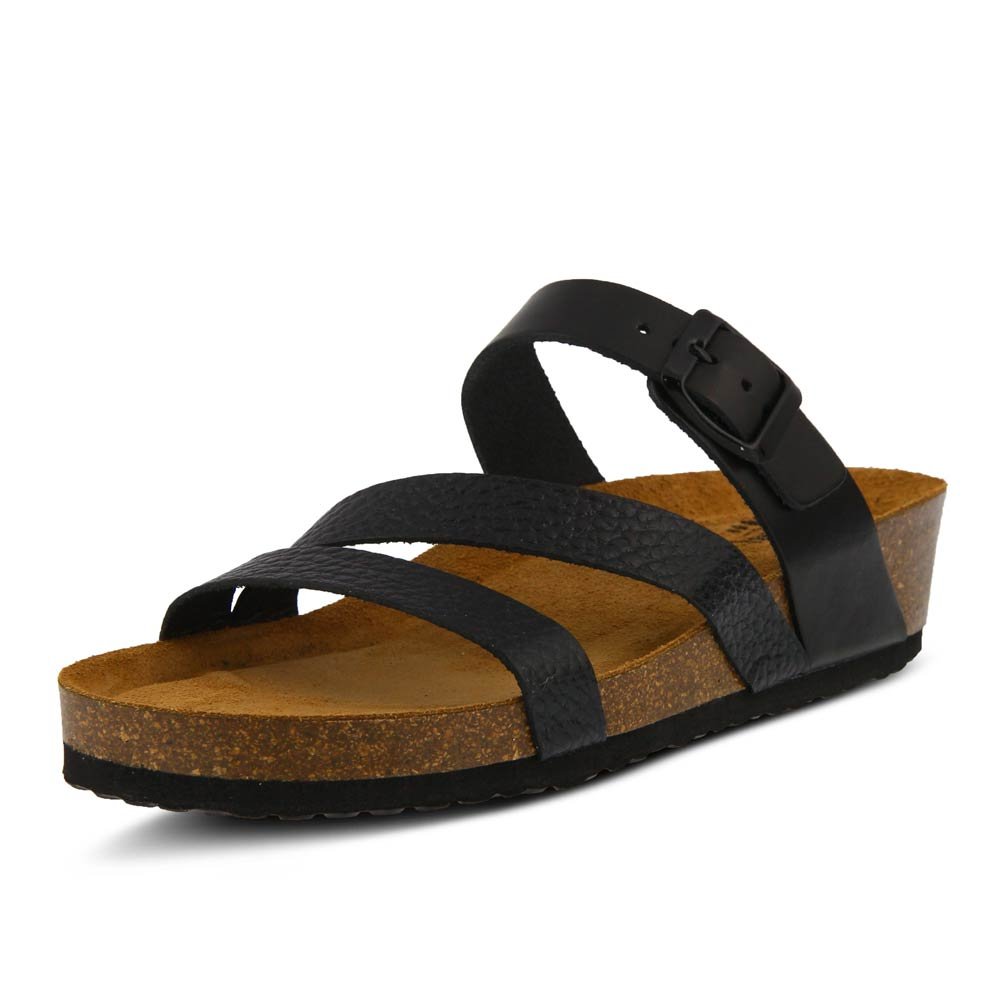 Spring Step Women's Flossie Comfortable Casual Sandals - Lightweight Slip-On Beach Shoes for Summer, Walking, and Outdoor Activities