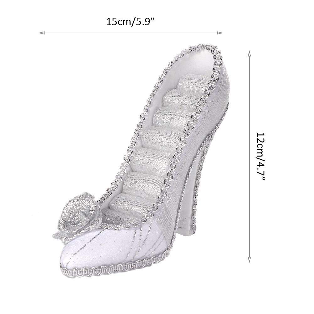 Elegant Jewelry Organizer - Earring Necklace Ring Holder with High-Heeled Design, Jewelry Display Stand for Earrings, Necklaces & Rings - Perfect for Bedroom, Bathroom & Retail Store Display (1#)