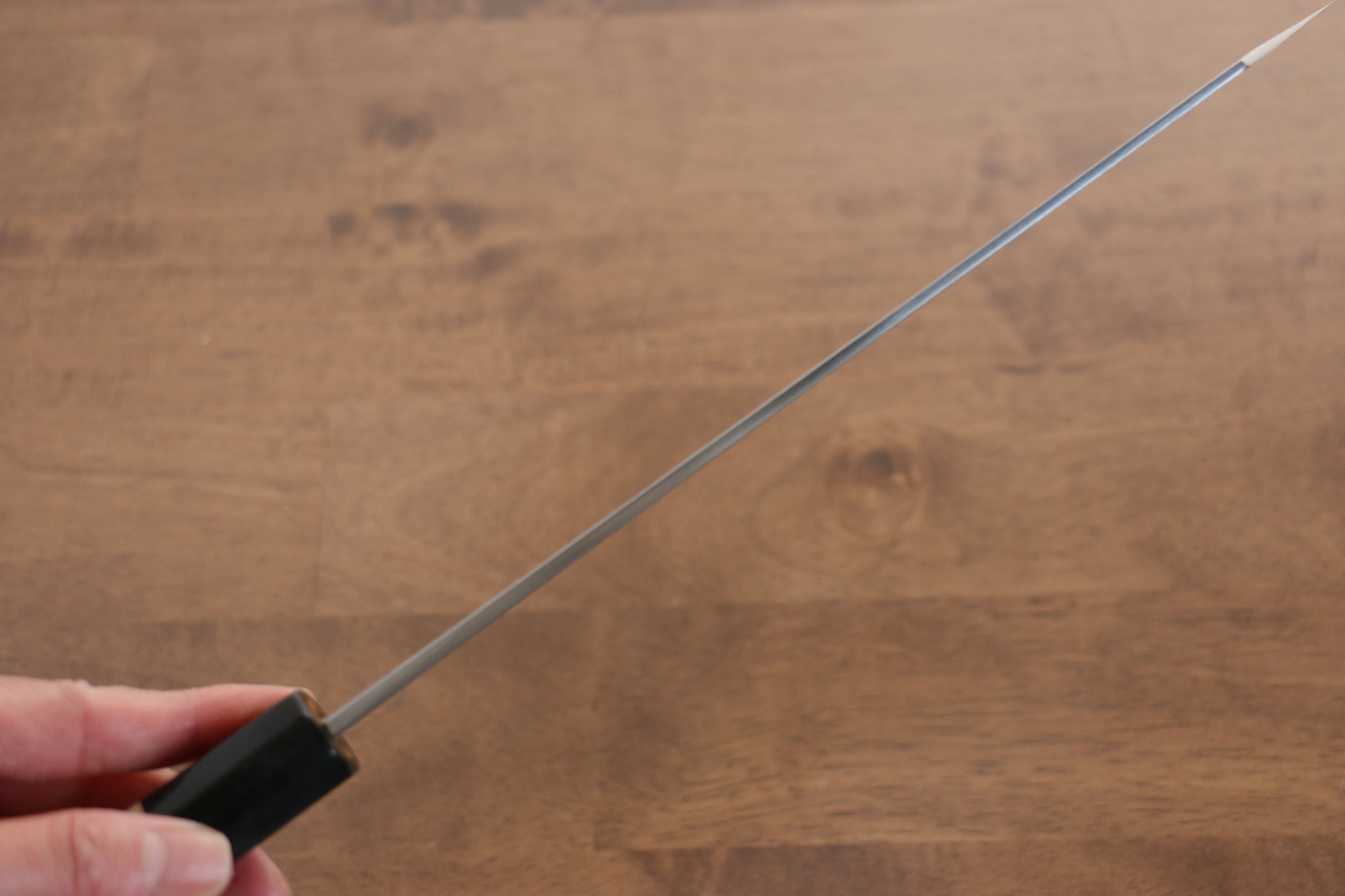 Premium Kikuzuki Blue Steel No.1 Damascus Kiritsuke Gyuto Knife 240mm - Japanese Chef Knife with Magnolia Wood Handle - Perfect for Sushi, Sashimi & Precision Cutting
