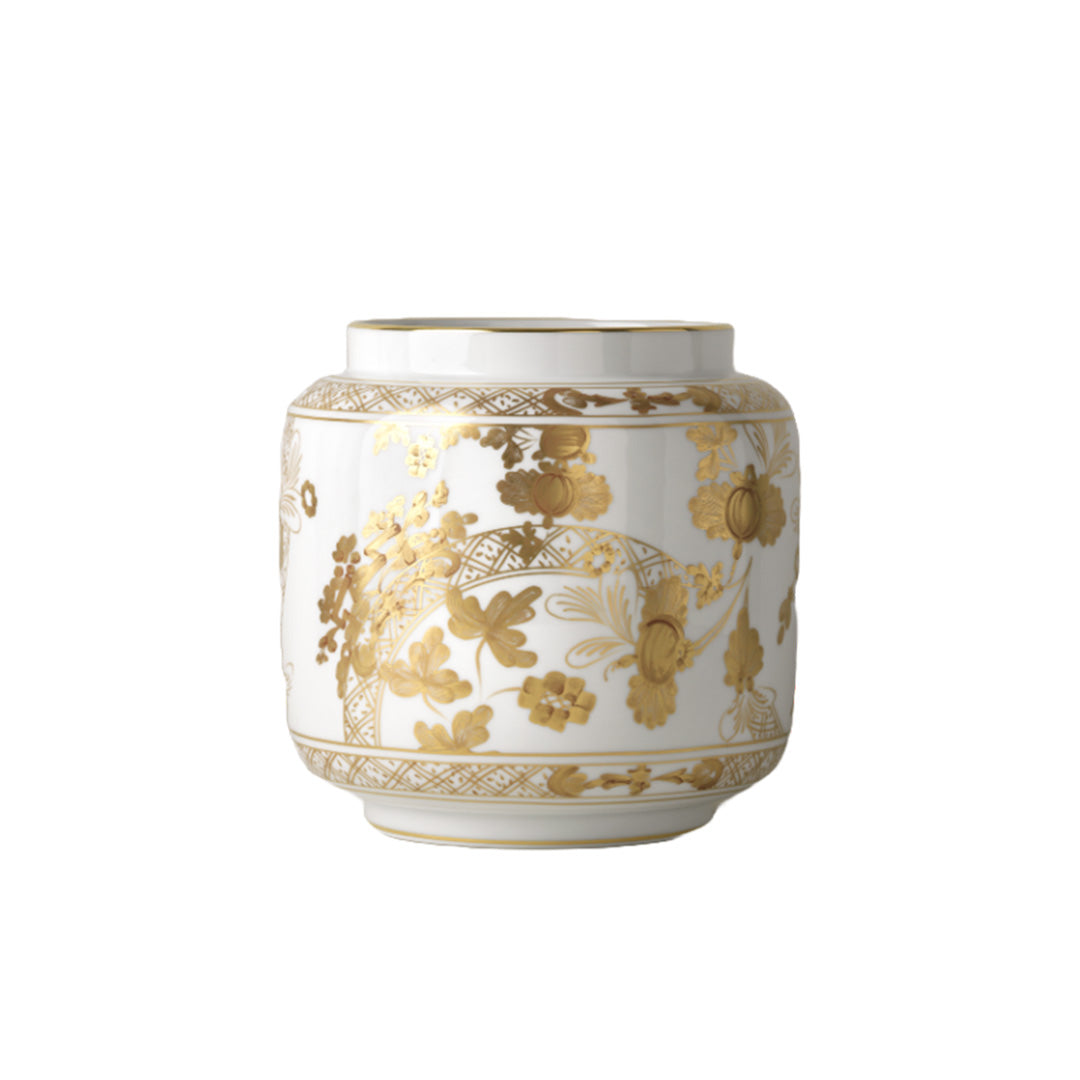 Oriente Italiano Stackable Vase Set - Elegant Aurum Gold Home Decor for Living Room, Dining Table & Wedding Centerpieces