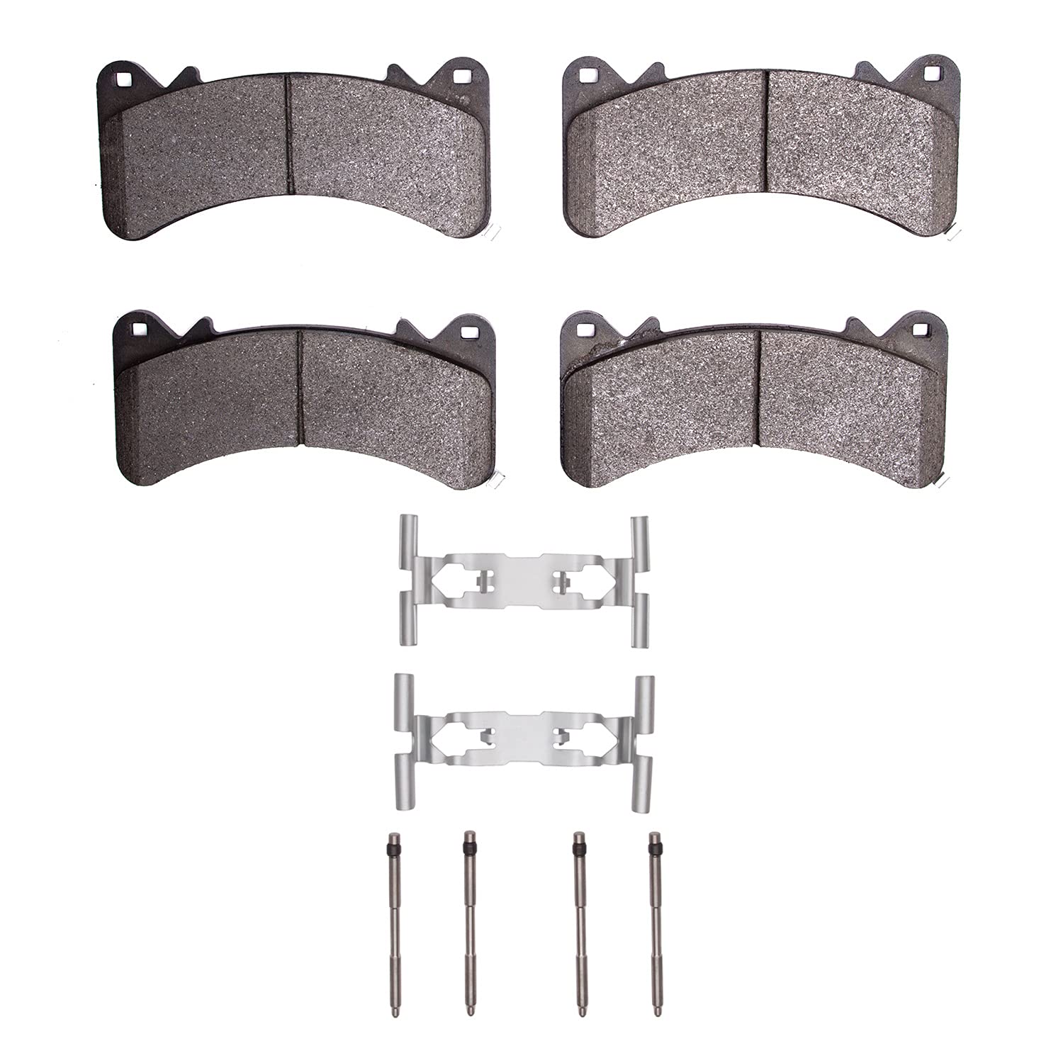 Dynamic Friction Company 5000 Advanced Brake Pads - Low Metallic & Hardware Kit | High-Performance Braking for Cars, Trucks & SUVs | Perfect for Daily Commuting & Heavy-Duty Driving