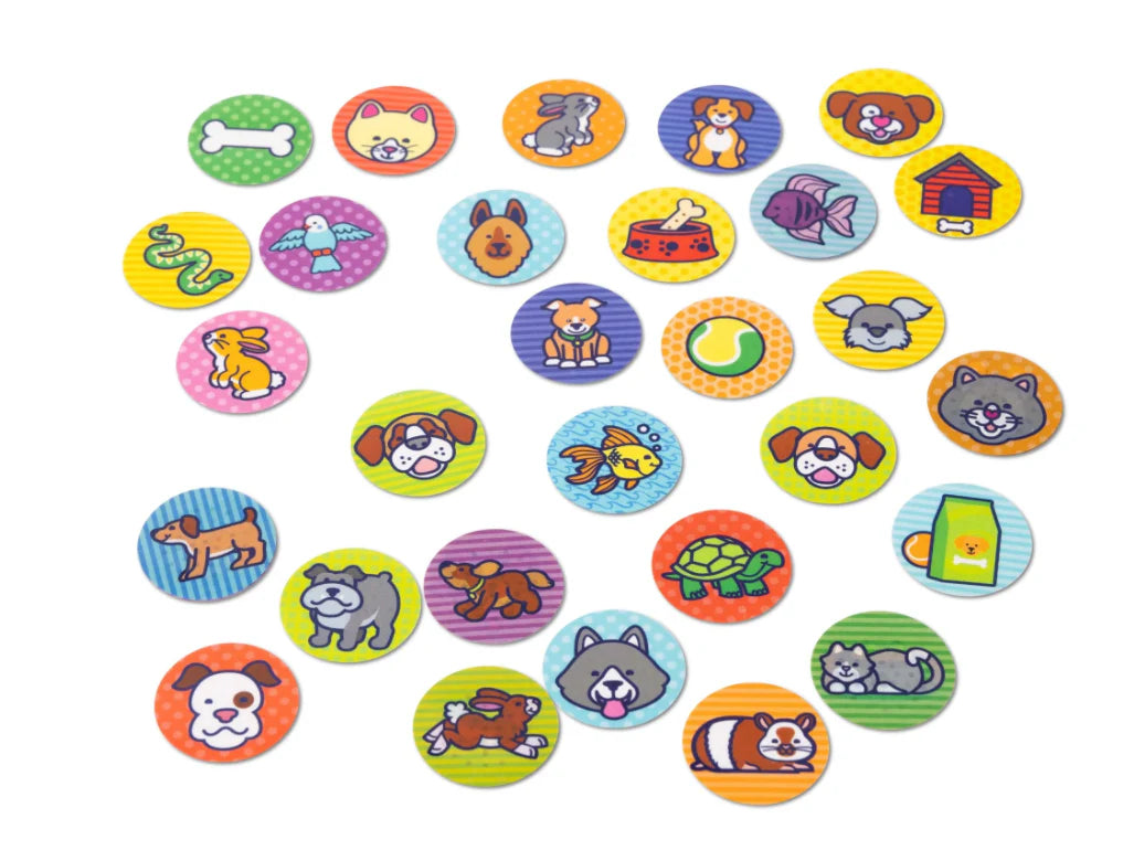 Premium M&D Sticker Wow! Refill Stickers - Adorable Dog Designs for Scrapbooking, DIY Crafts & Kids Activities
