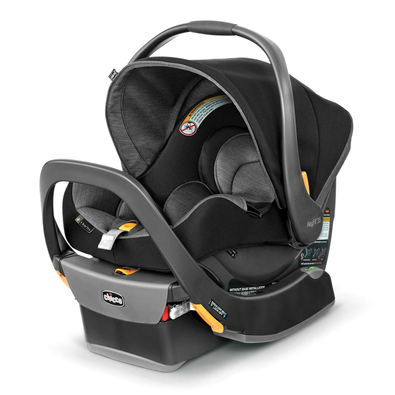 Graco KeyFit 35 ClearTex Infant Car Seat - Lightweight & Safe Baby Carrier for Newborns 4-35 lbs | Perfect for Travel, Shopping & Daily Commutes