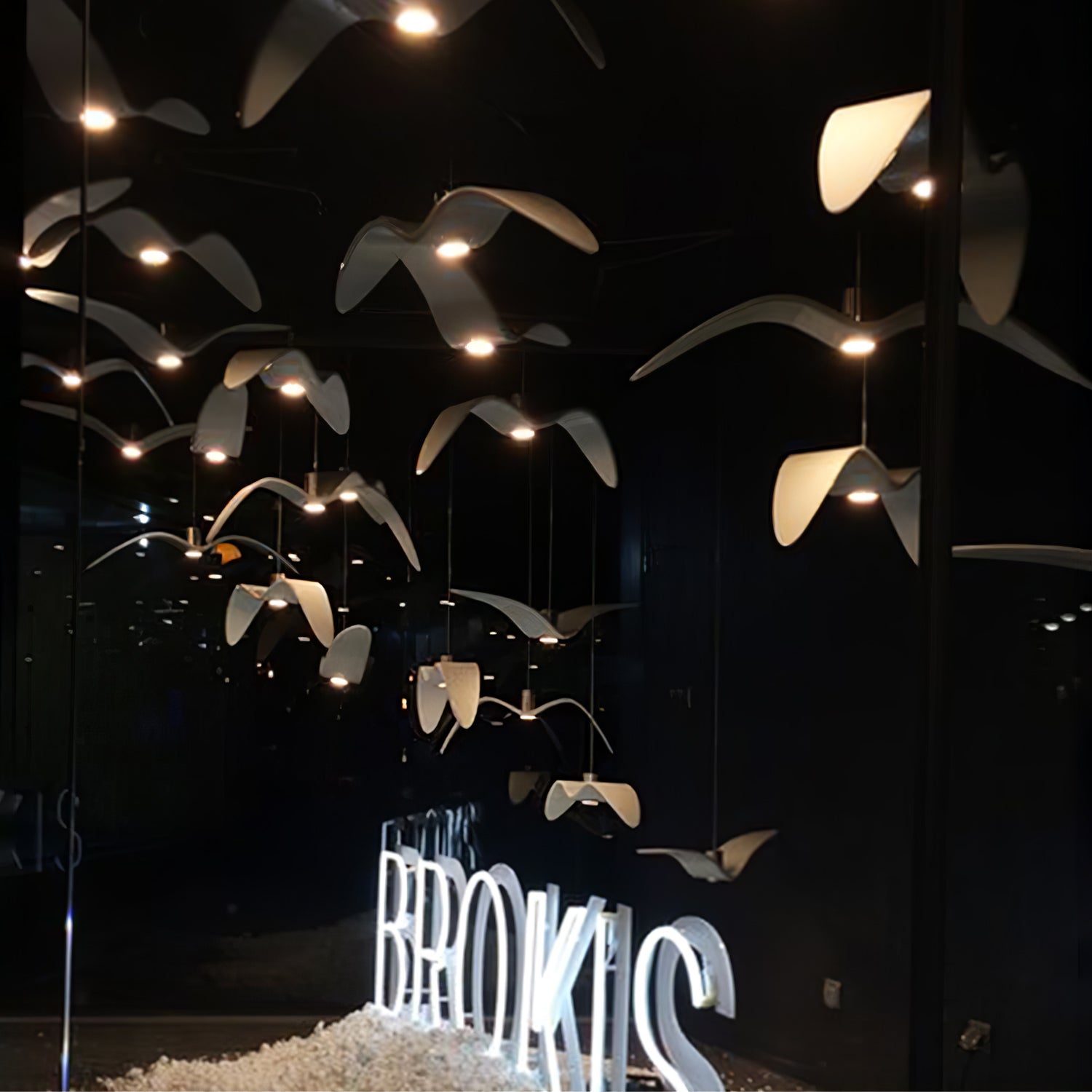 Aviara Modern LED Pendant Light Fixture - Dimmable Hanging Chandelier for Kitchen Island, Dining Room & Bedroom Lighting