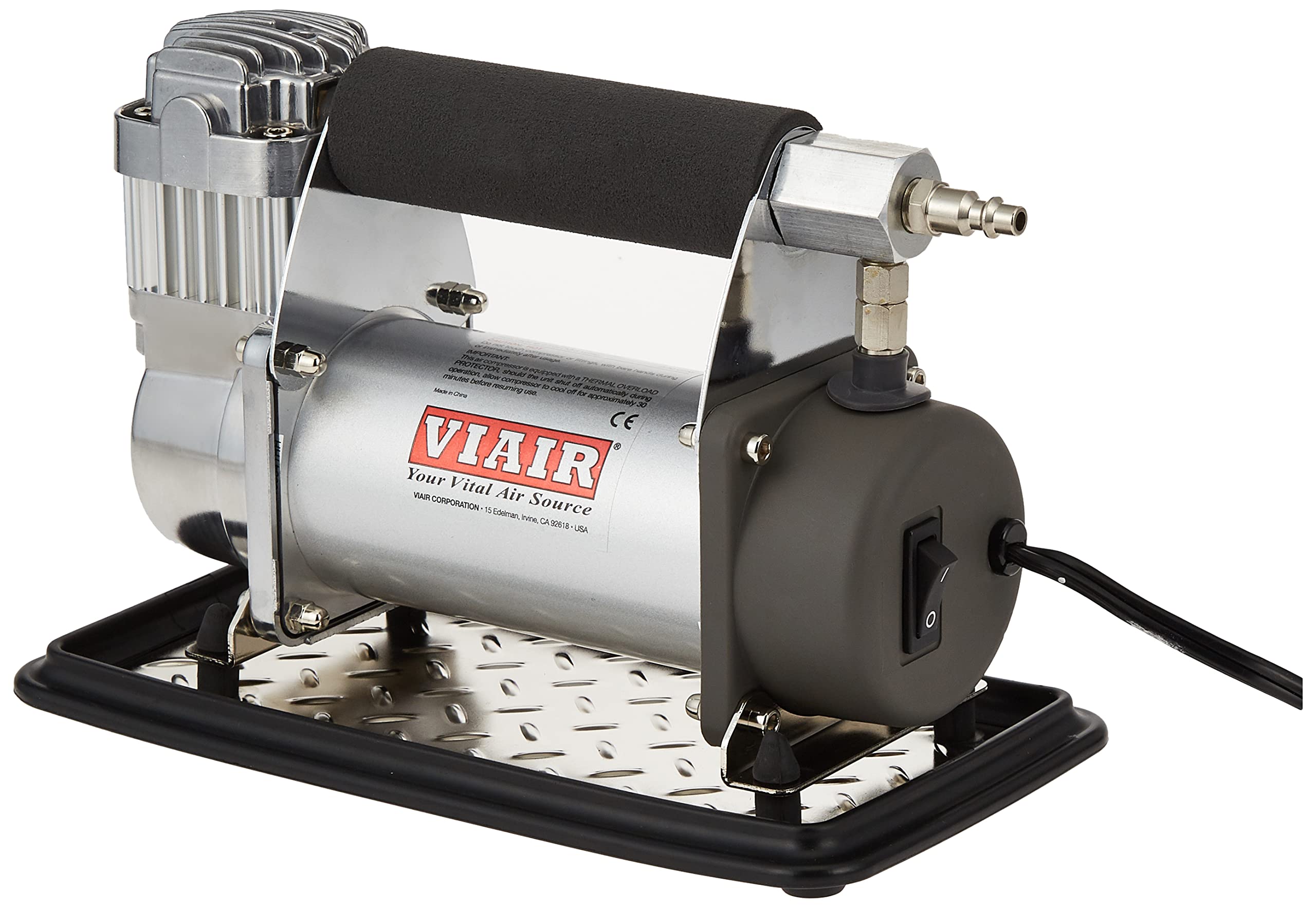 VIAIR 400P-RV/40047 Automatic Portable Air Compressor - 150 PSI Tire Inflator Kit for RV, Truck, Jeep & SUV Tires | Fast 2.30 CFM Air Pump | Perfect for Road Trips, Off-Roading & Emergency Tire Inflation