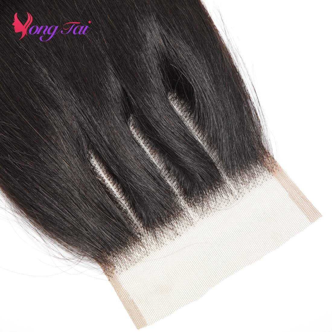 100% Malaysian Straight Virgin Hair Bundles with 3 Part Lace Closure - 12 14 16 18 +12.1B Color - 4 Bundles for Natural Look & Volume - Perfect for Daily Styling, Parties & Special Occasions
