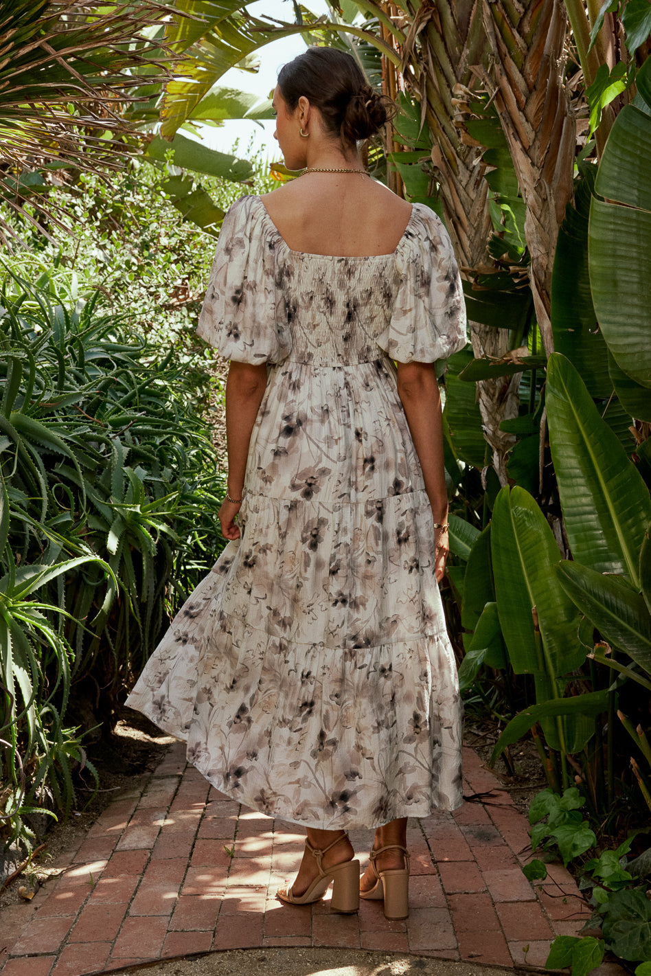 Gaudria Floral Maxi Dress for Women - Summer Boho Long Flowy Dress with Pockets - Perfect for Beach, Vacation & Outdoor Parties