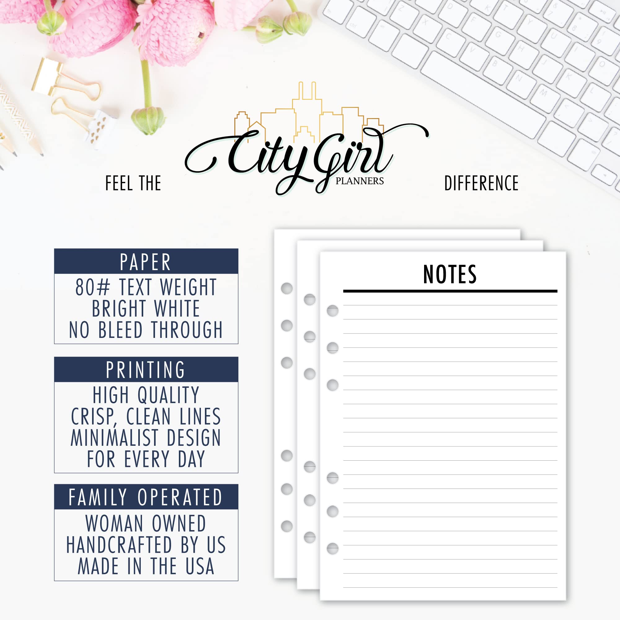 A5 12-Month Planner Refill 2025 (January - December) - 5.83