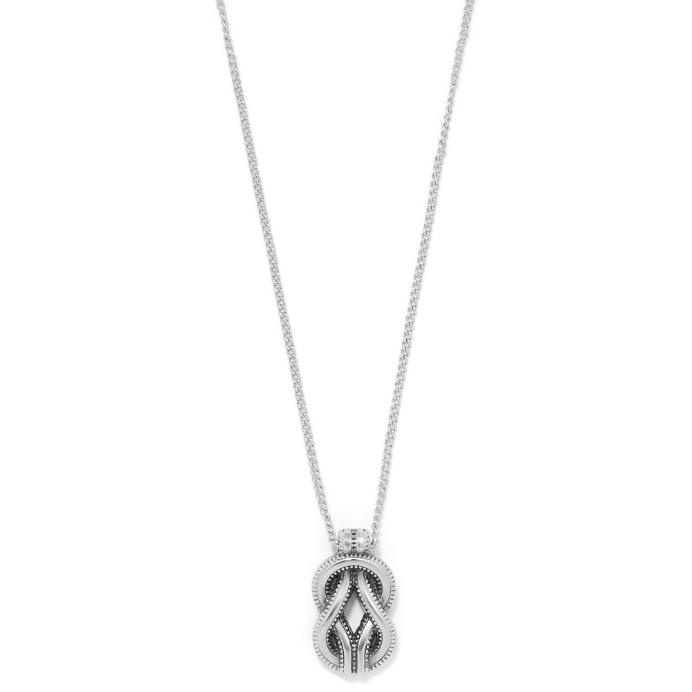 Brighton Interlok Harmony Petite Necklace - Sterling Silver Dainty Chain Necklace for Women, Elegant Layering Jewelry Gift for Her | Perfect for Everyday Wear, Date Nights & Special Occasions