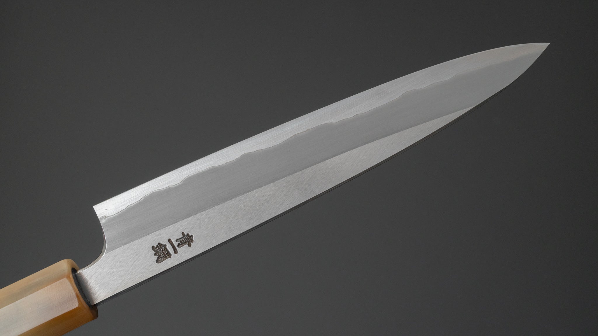 Hitohira Togashi Blue #1 Stainless Clad Migaki Petty Knife 165mm with Ziricote Handle - Japanese Chef Knife for Slicing, Peeling & Precision Cutting - Perfect for Home Cooks & Professional Kitchens