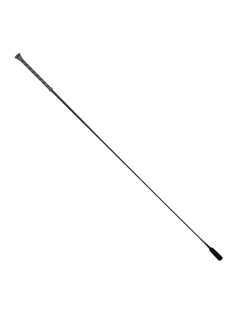 Premium Rubber Handle Dressage Whip with Flap End - Professional Equestrian Training Whip for Horse Riding, Training & Dressage Competitions