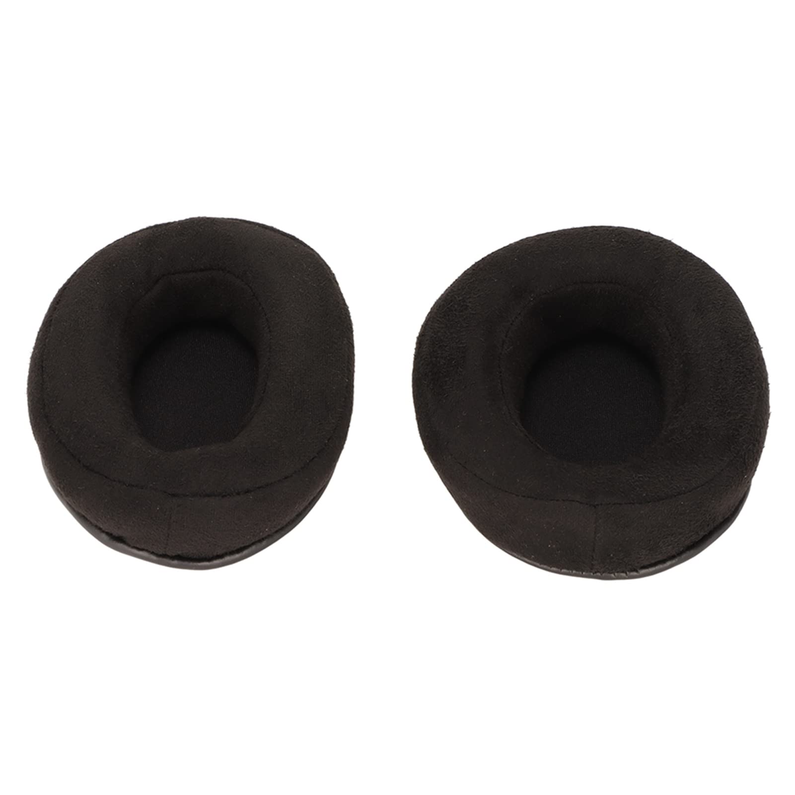 Gaeirt Replacement Headphone Ear Pads - Soft Comfortable Cushions with Easy Installation, Durable Black Plush Cloth Earpads for Headphones | Perfect for Gaming, Music Listening & Office Use