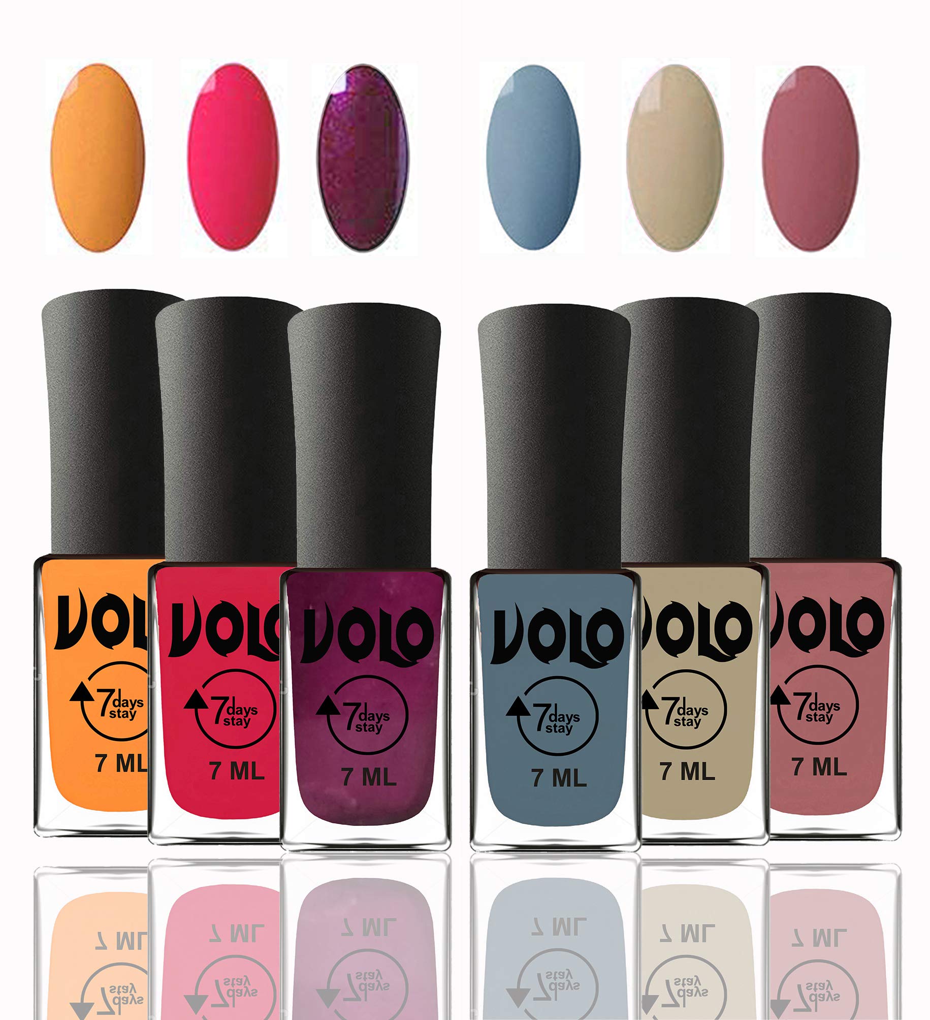 Volo 12-Piece Long Lasting Nail Polish Set for Girls - Unique Colors, Non-Toxic & Chip-Resistant - Perfect for Parties, School, and Everyday Wear
