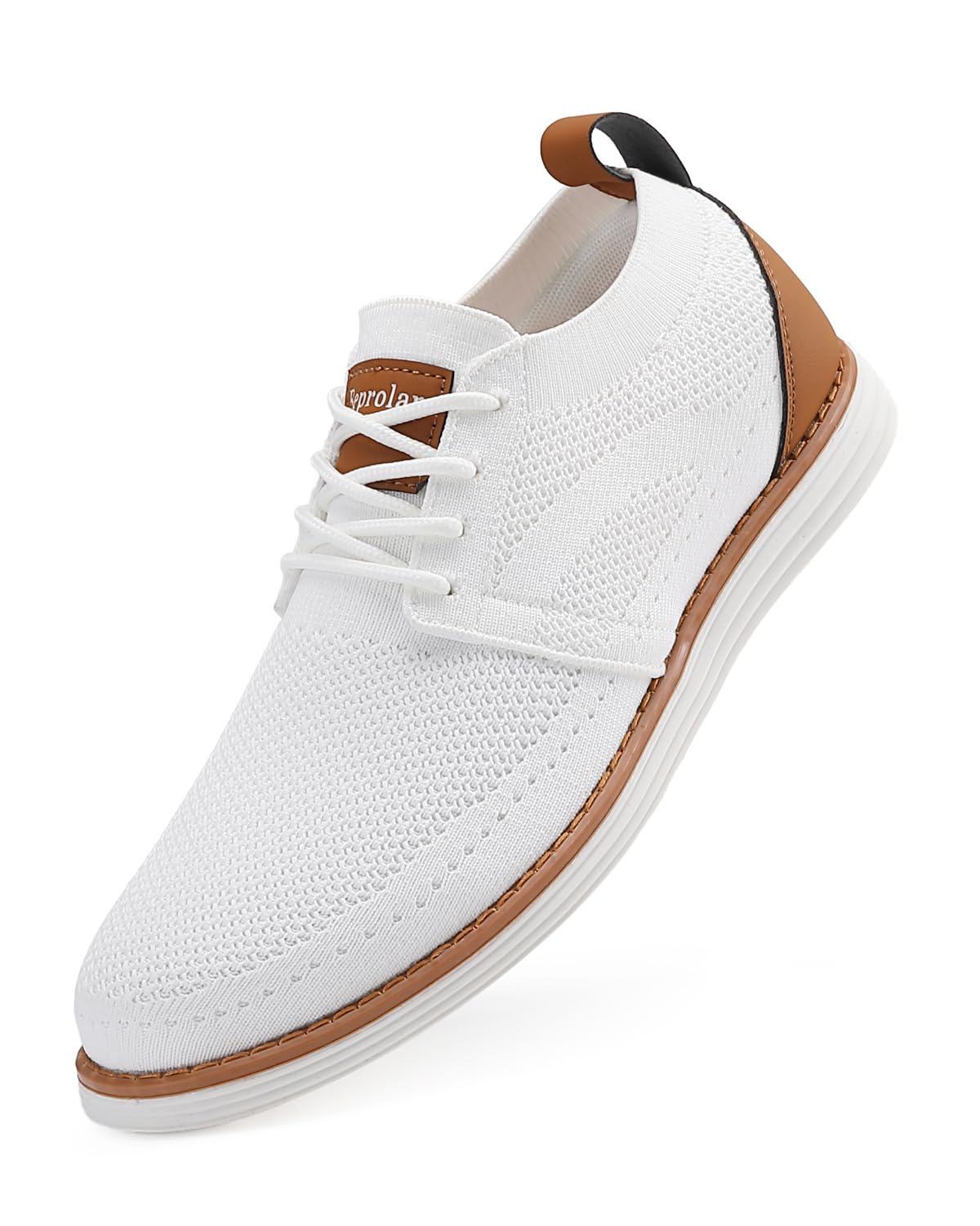 Men's Lightweight Mesh Casual Sneakers - Breathable Comfortable Walking Dress Oxford Shoes for Business & Travel