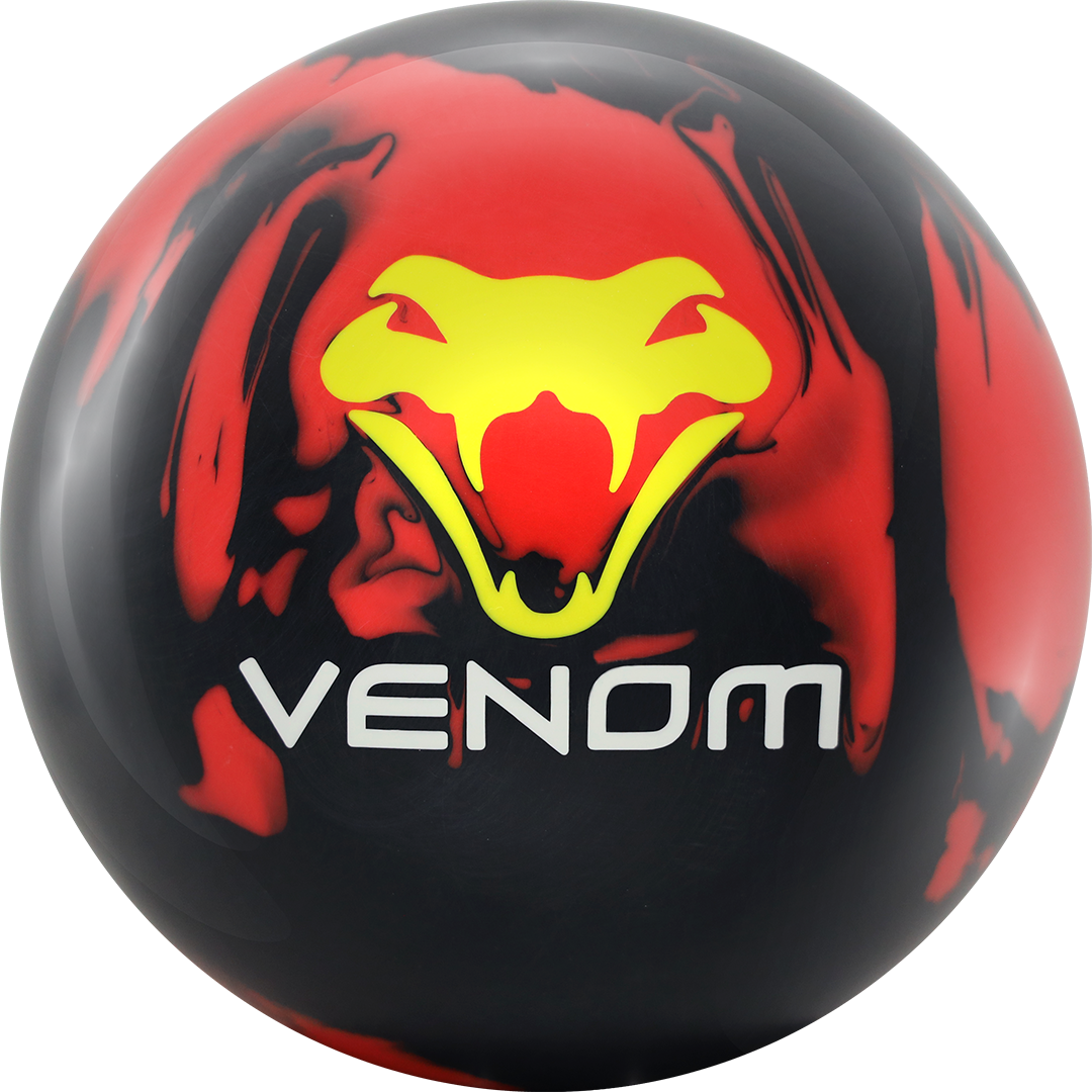 Motiv Lethal Venom Bowling Ball - High Performance Reactive Resin for Hook & Strike Power | Perfect for Competitive Bowlers & League Play
