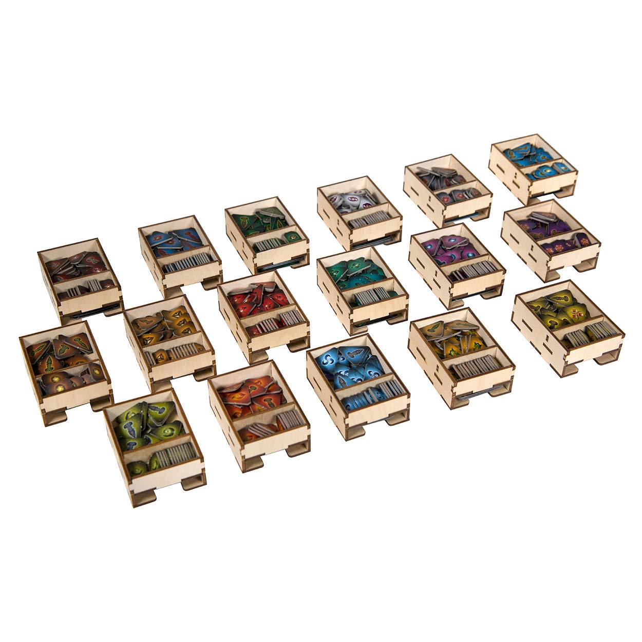 The Broken Token Imperious Twilight Box - Premium Wooden Game Organizer with Multiple Trays for Twilight Imperium Board Game | Perfect for Game Nights & Storage Solutions