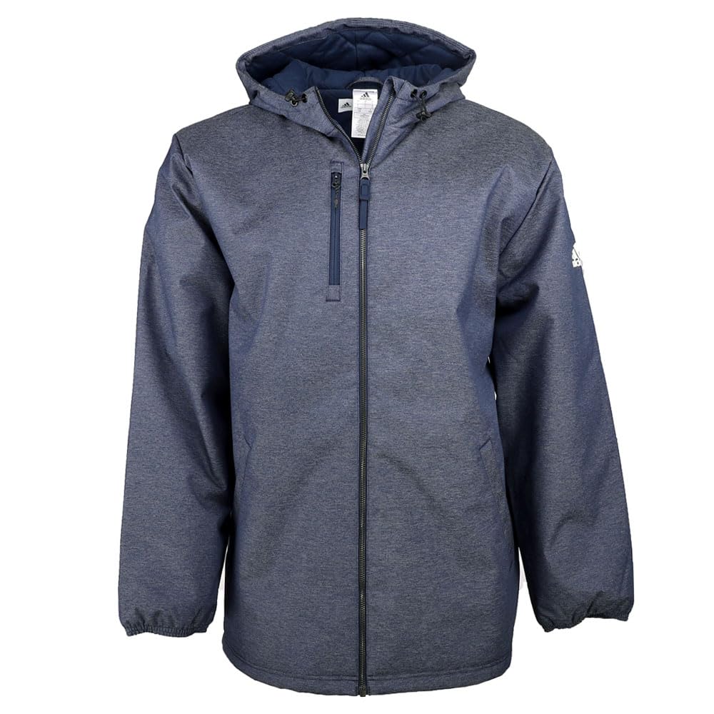 adidas Men's Padded Sports Jacket - Lightweight Waterproof Windbreaker for Running, Hiking & Outdoor Activities