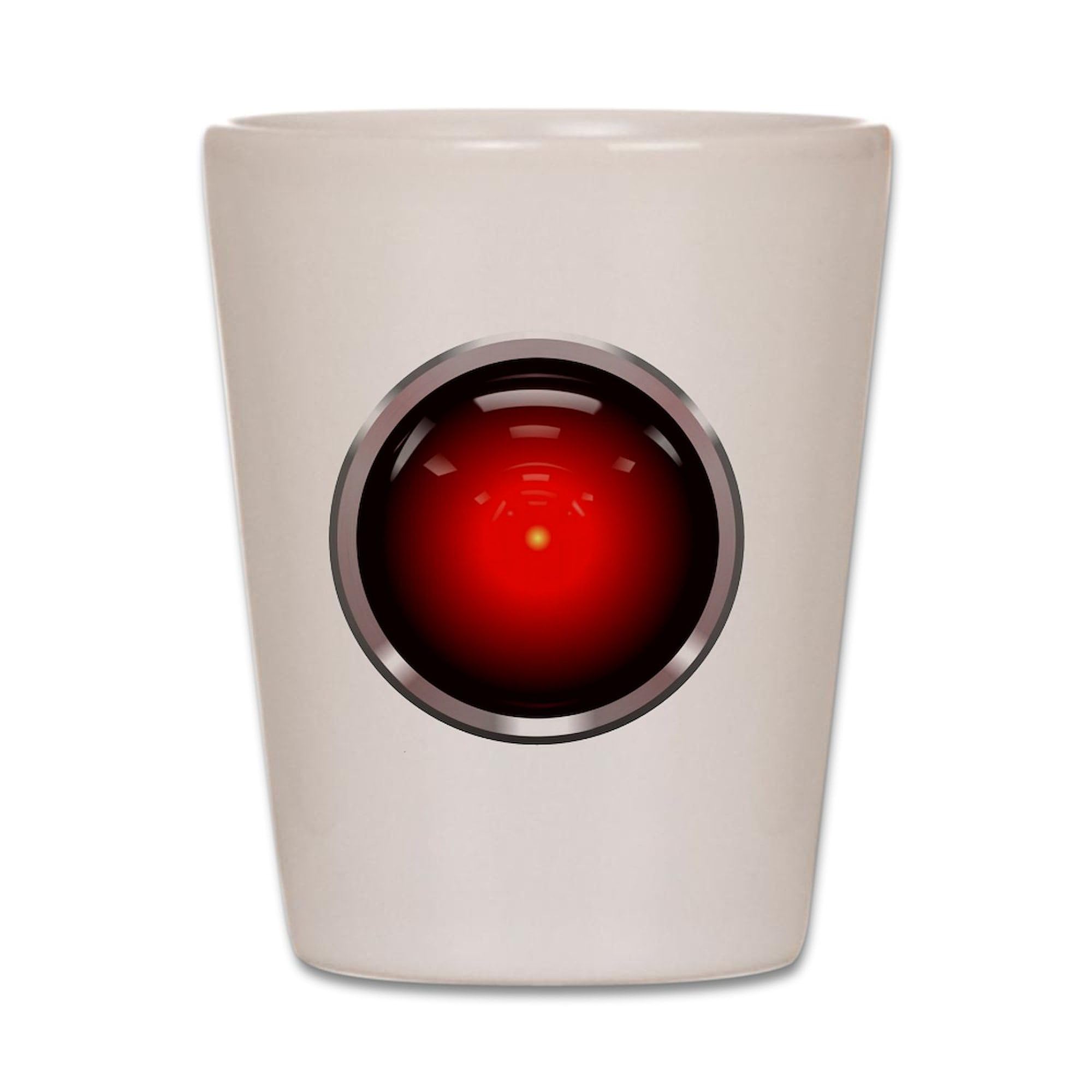 HAL 9000 Eye Funny Shot Glass - Unique Sci-Fi Movie Drinking Cup for Parties, Gifts & Collectibles - Perfect for Star Wars Fans & 2001: A Space Odyssey Enthusiasts