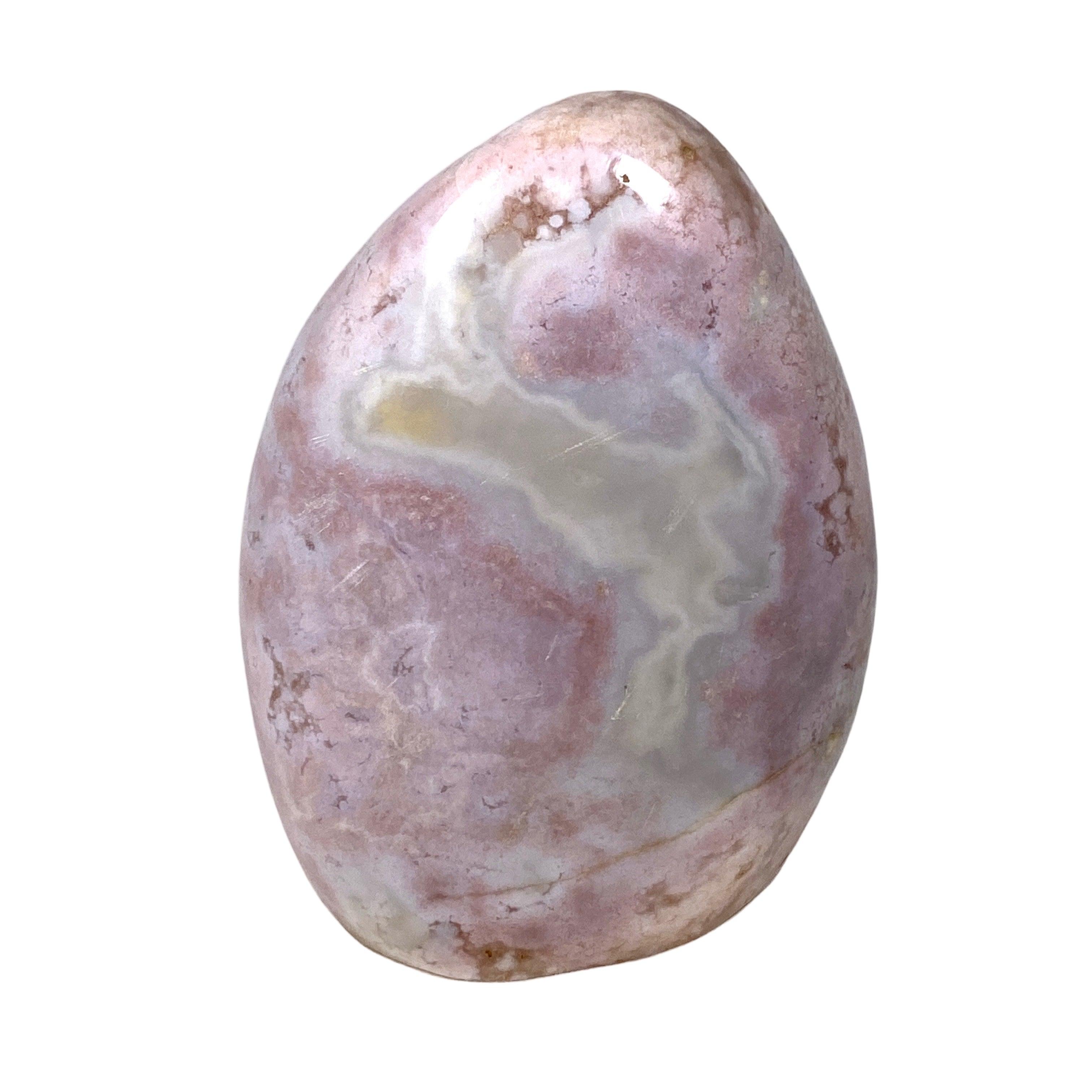 Natural Pink Amethyst Flower Agate Freeform Stone - Healing Crystal for Meditation, Yoga & Home Decor - Unique Spiritual Gift for Women