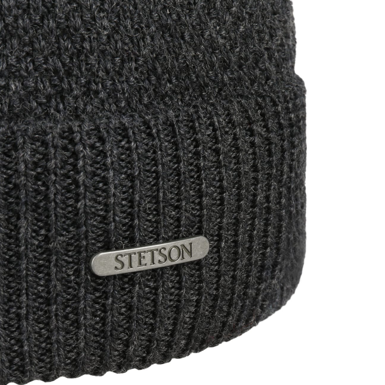Stetson Rodrick Merino Wool Knit Hat for Men - Soft & Warm Winter Beanie for Outdoor Activities, Skiing & Hiking