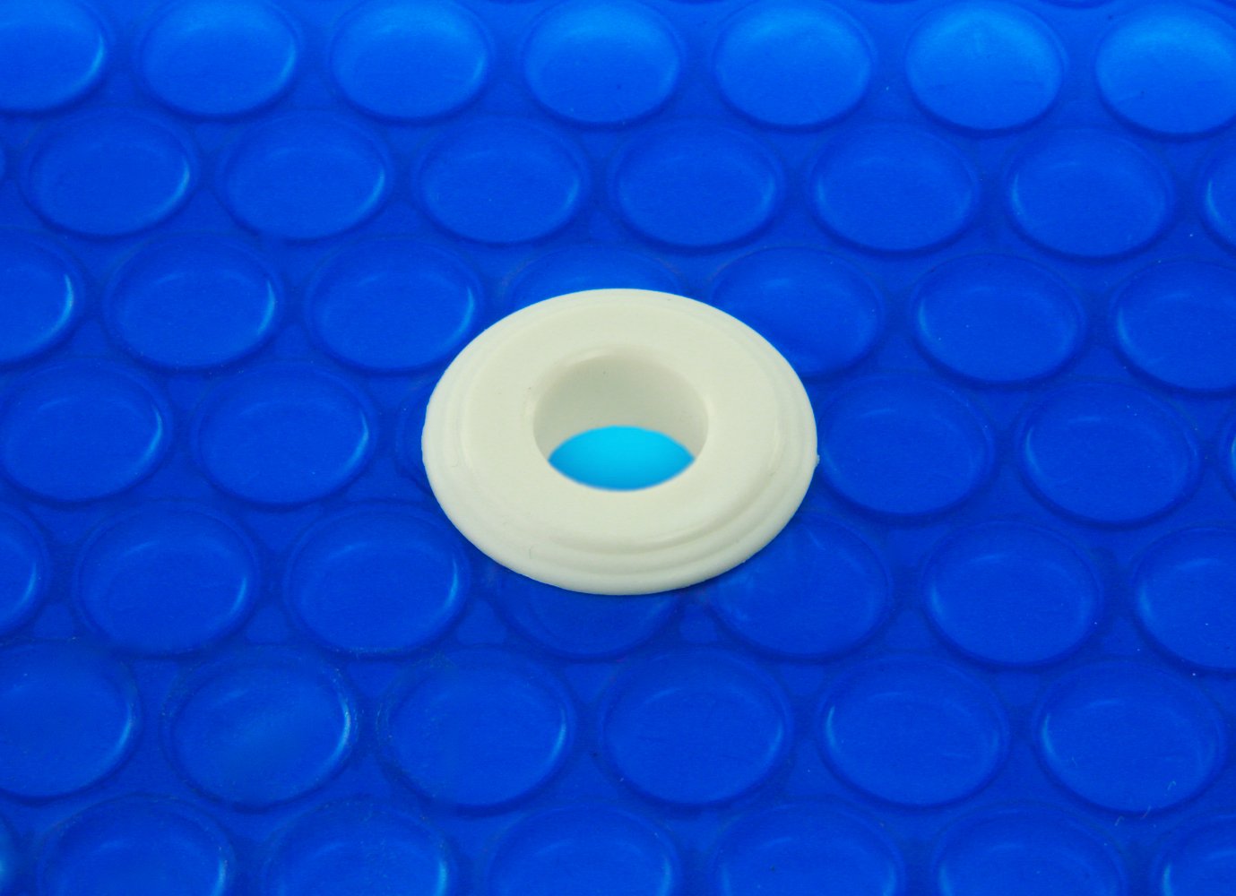 Midwest Canvas 14x28ft Rectangle Solar Pool Cover - 12 Mil Thick with 6 Grommets | Heating Blanket for In-Ground & Above-Ground Oval Pools | UV Protection, Energy Saving for Summer Swimming