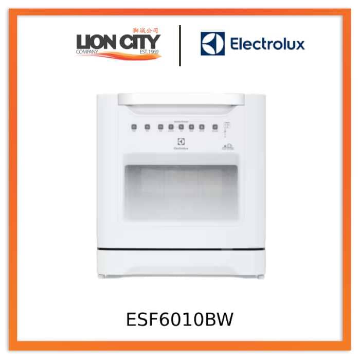 Electrolux ESF6010BW 24-Inch Compact Dishwasher - Space Saving Built-In Dishwasher for Small Kitchens, Apartments & RVs - Energy Star Certified with 6 Place Settings Capacity