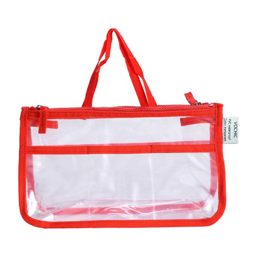VOCHIC Travel Handbag Organizer - Smart Pouch Insert for Wallets, Cosmetics & Gadgets | Perfect for Airplane, Office & Daily Use