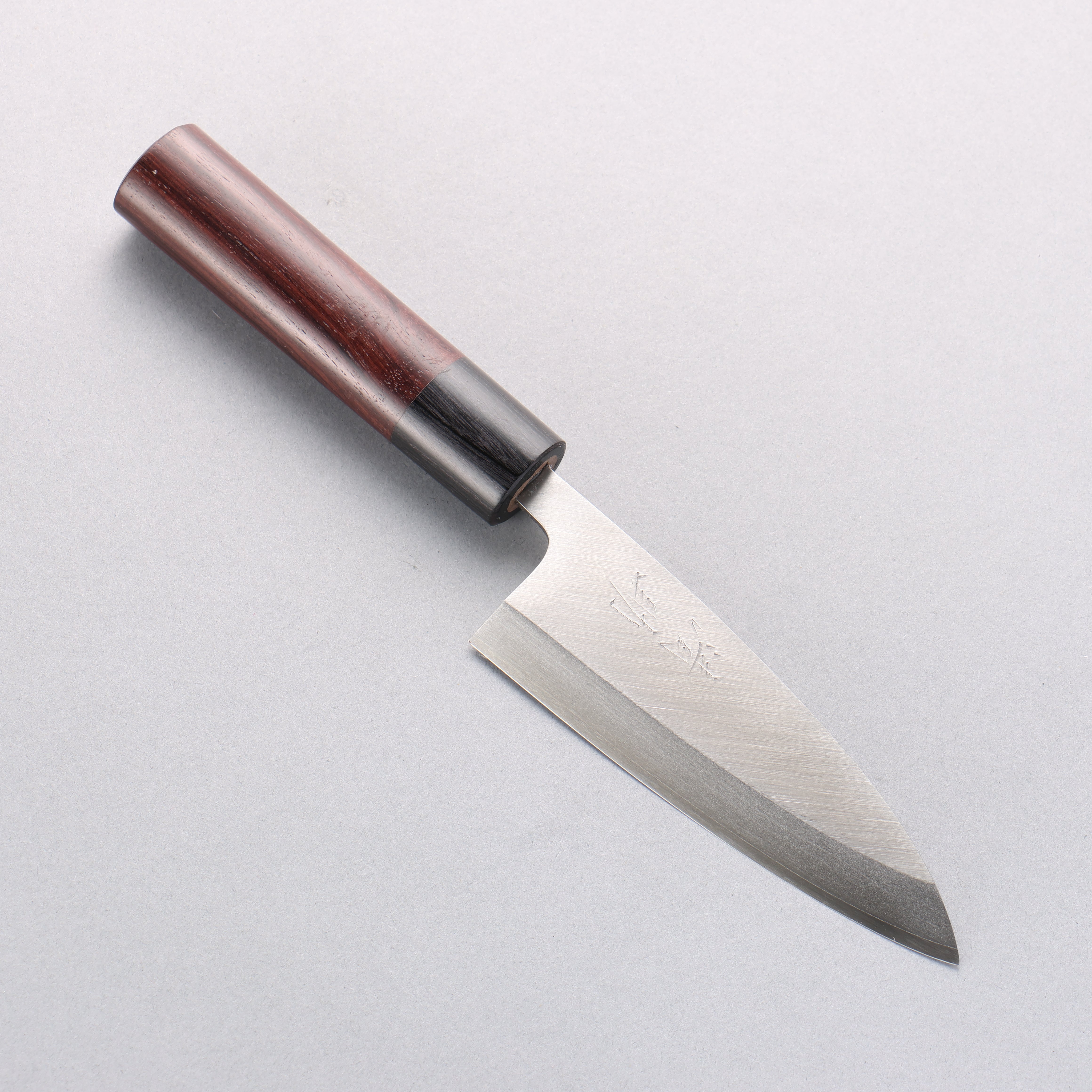 Premium Seisuke VG1 Kasumitogi Deba Knife 120mm with Rosewood Handle - Japanese Kitchen Knife for Sushi, Fish Filleting & Precision Cutting