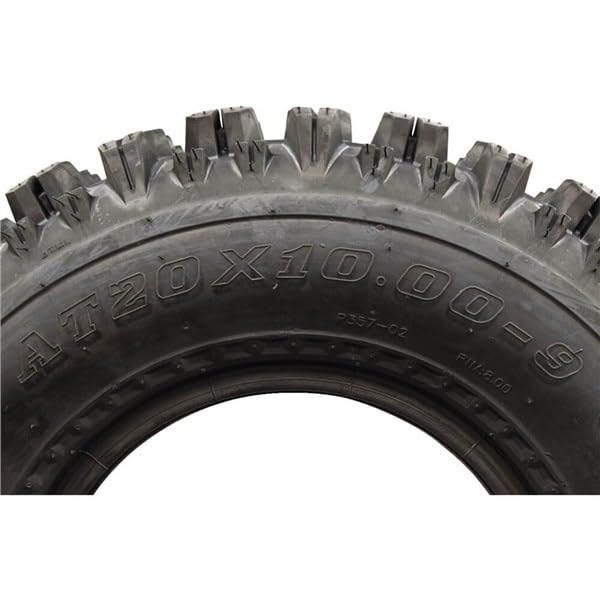 Ocelot P357 20x10x9 ATV Tires - GNCC Holeshot Sport RAZR Style 4-Ply Bias Tires with Non-Directional Tread for Durability, Grip & Traction - Perfect for Off-Road Racing, Trail Riding & Mud Adventures - 20x10-9 Rear ATV Tires