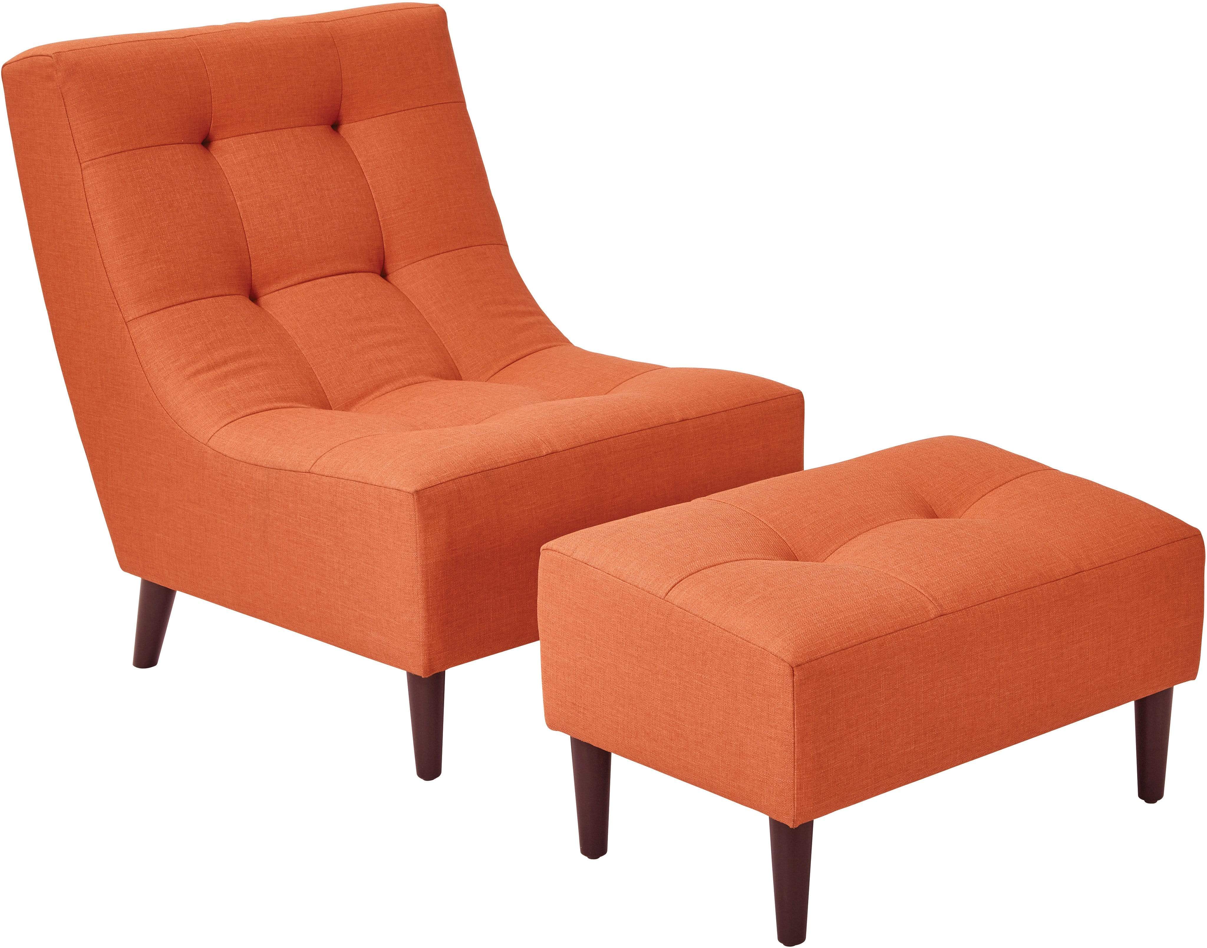 OSP Accents Hudson Chair Milford [HDS51] - Modern Upholstered Dining Chair with Wooden Legs - Perfect for Home, Office, and Restaurant Use