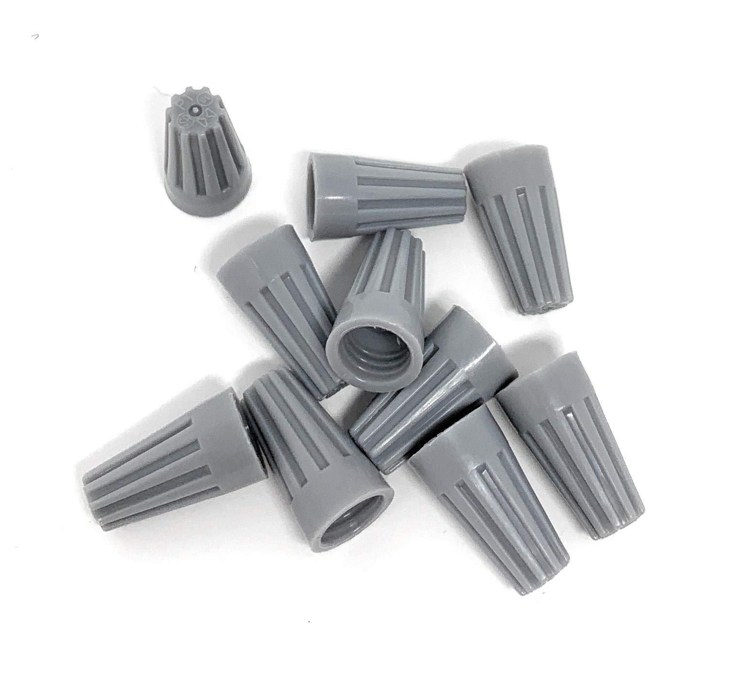 UL Listed Grey Electrical Wire Connectors - 1000 Pack for Secure Wiring Connections in Home, Office, and Industrial Applications
