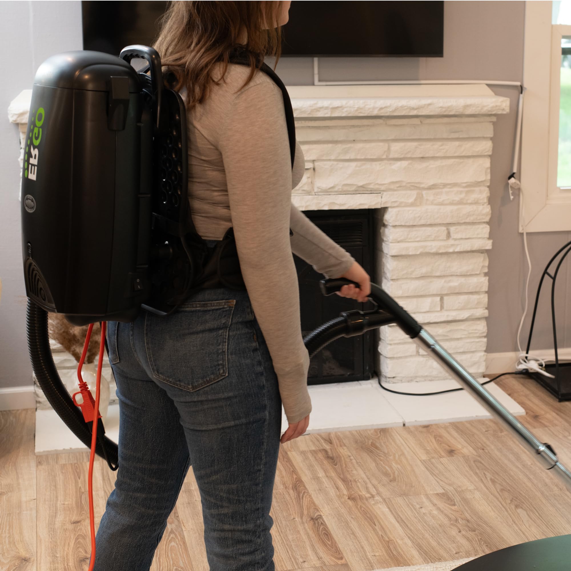 Atrix HEPA Backpack Vacuum Cleaner - Lightweight Cordless Vacuum for Home & Office Cleaning - Perfect for Carpets, Hard Floors, and Pet Hair Removal