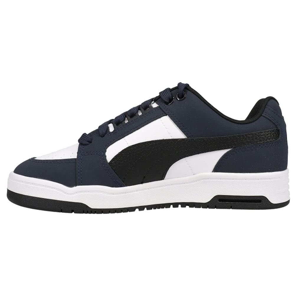 PUMA Men's Slipstream Lo Block Sneakers - Size 8 Black | Classic Retro Running Shoes for Men | Perfect for Casual Wear, Gym & Street Style