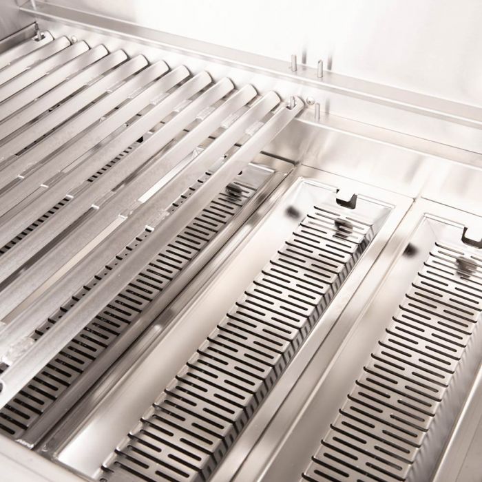 Premium American Made MUS36 36-Inch Hybrid Grill - Stainless Steel, Propane & Charcoal Combo - Perfect for Backyard BBQs, Tailgating & Outdoor Cooking