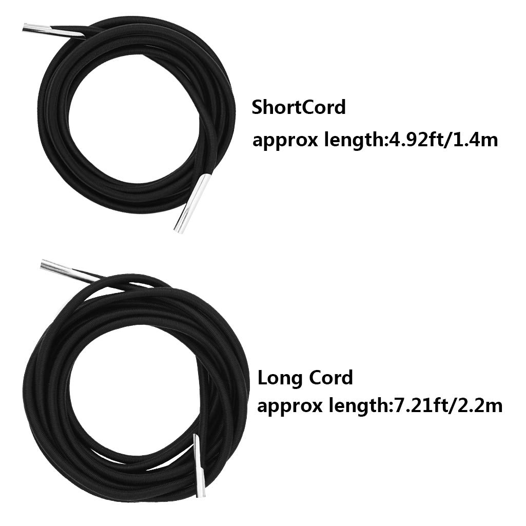 4 Pcs Universal Zero Gravity Chair Repair Cords Replacement Laces - Elastic Lounge Chair Replacement Straps for Antigravity Chairs, Recliners, Bungee Chairs - Perfect for Outdoor Patio, Poolside Relaxation & Backyard Lounging