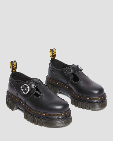 AUDRICK NAPPA LUX Platform Mary Jane Shoes - Women's Comfortable Leather Dress Pumps for Work, Party & Special Occasions