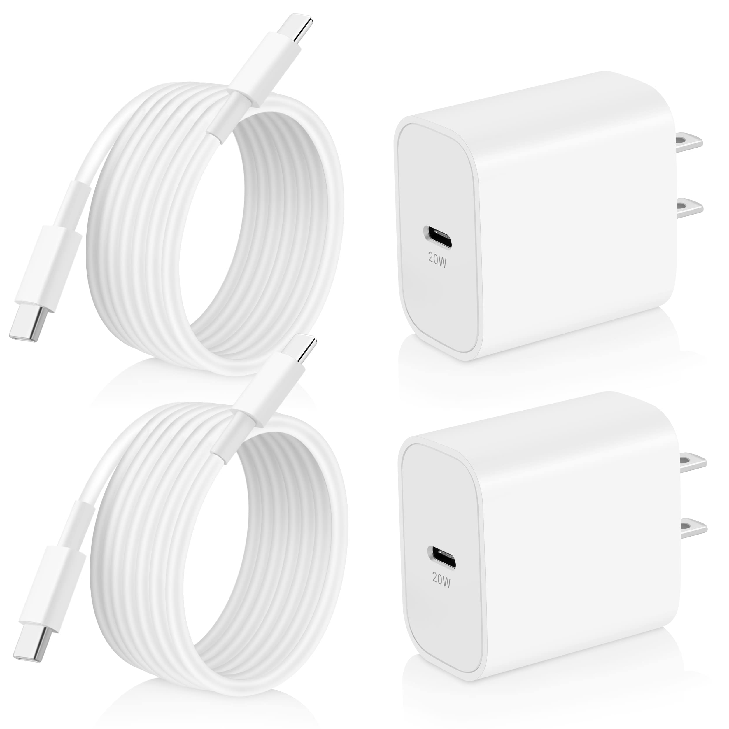 Apple MFi Certified 20W USB C Fast Charger for iPad Air 5th/4th 10.9