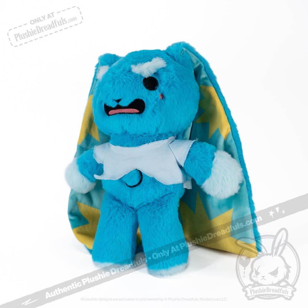 Plushie Dreadfuls Crashing Out Cowbun Rabbit - Soft Stuffed Animal Toy for Kids, Cute Bunny Plushie for Cuddling, Gifts & Nursery Decor | Perfect for Bedtime, Playtime & Anxiety Relief