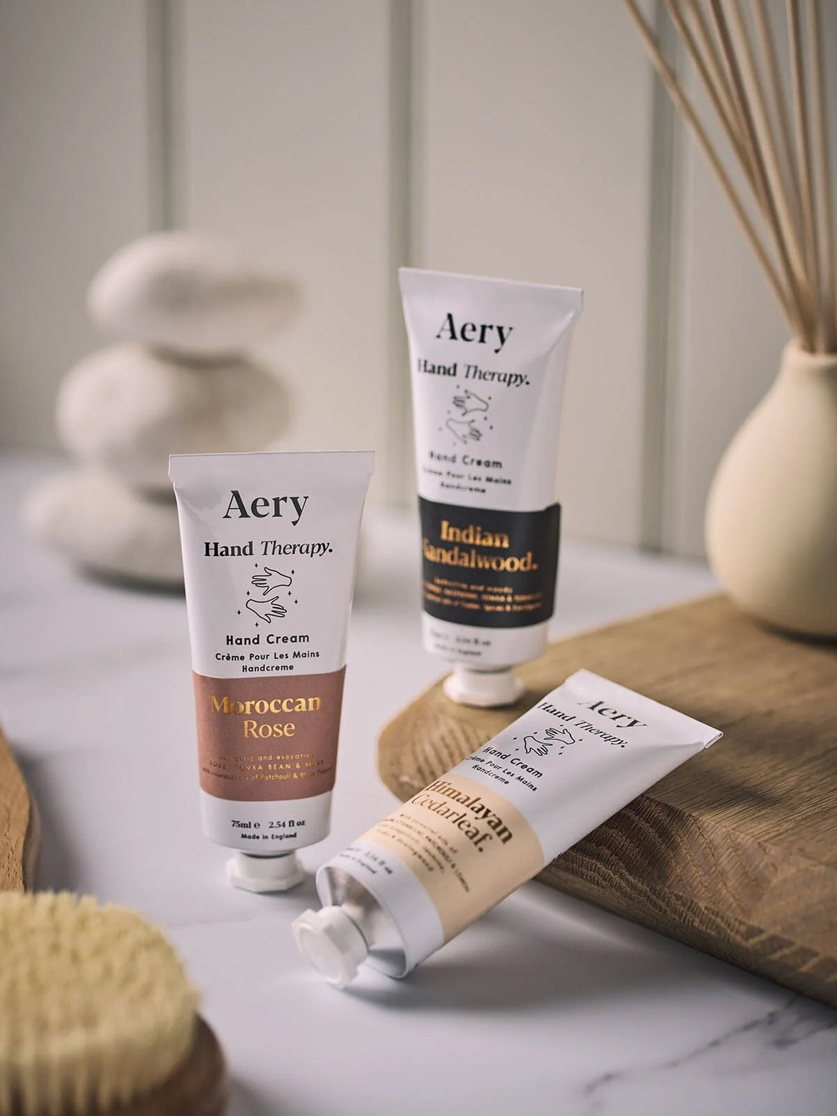 Aery Fernweh Moisturizing Hand Cream with Indian Sandalwood - Hydrating & Nourishing for Dry Skin - Perfect for Travel, Office & Daily Use