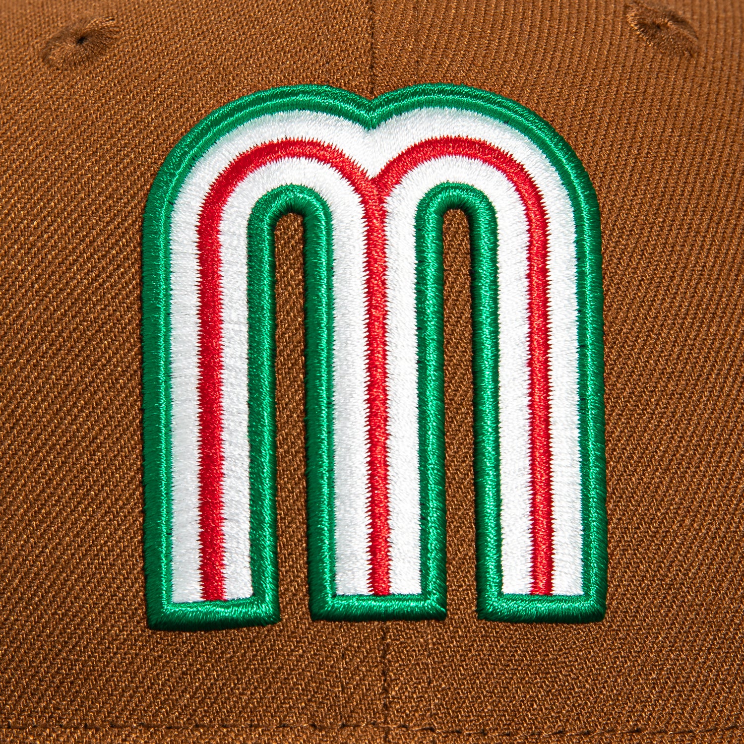 New Era 59Fifty Mexico World Baseball Classic Snapback Hat - Khaki & Black - Official MLB Licensed Baseball Cap for Men & Women - Perfect for Baseball Games, Sports Events & Streetwear Fashion