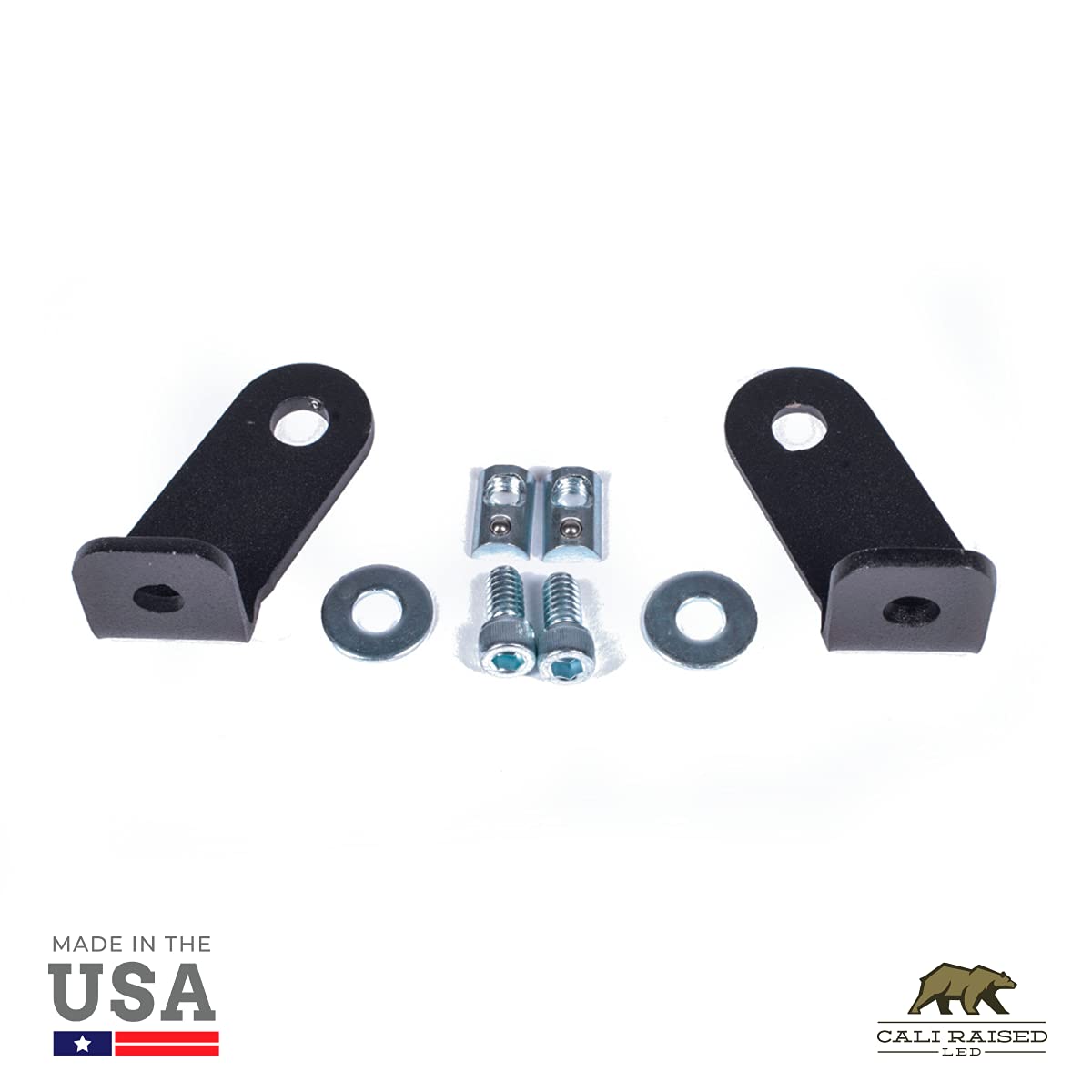 **Cali Raised LED 40-Inch Cut-Out Prinsu Roof Rack Slim LED Light Bar Mounting Brackets - Perfect for Off-Road Trucks & SUVs**