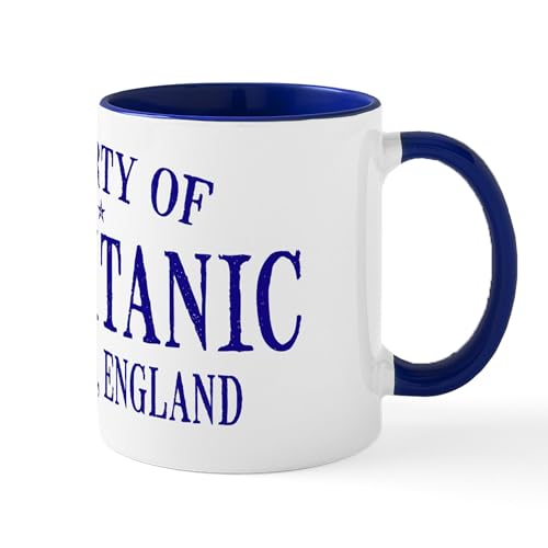 White/Navy Inside - Titanic Mug