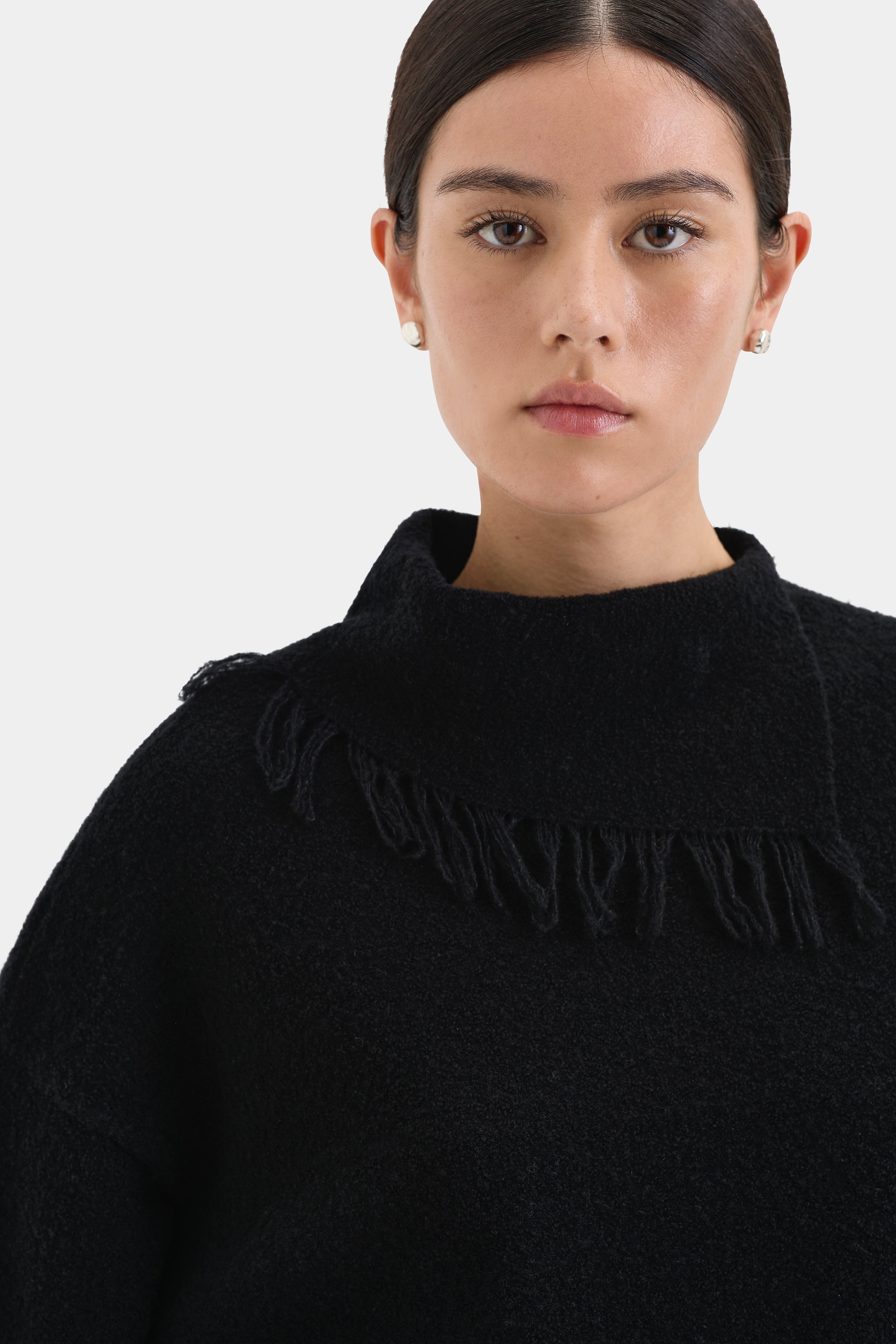 Romana Sweater for Women - Soft & Cozy Black Knit Pullover | Perfect for Fall, Winter & Casual Outfits