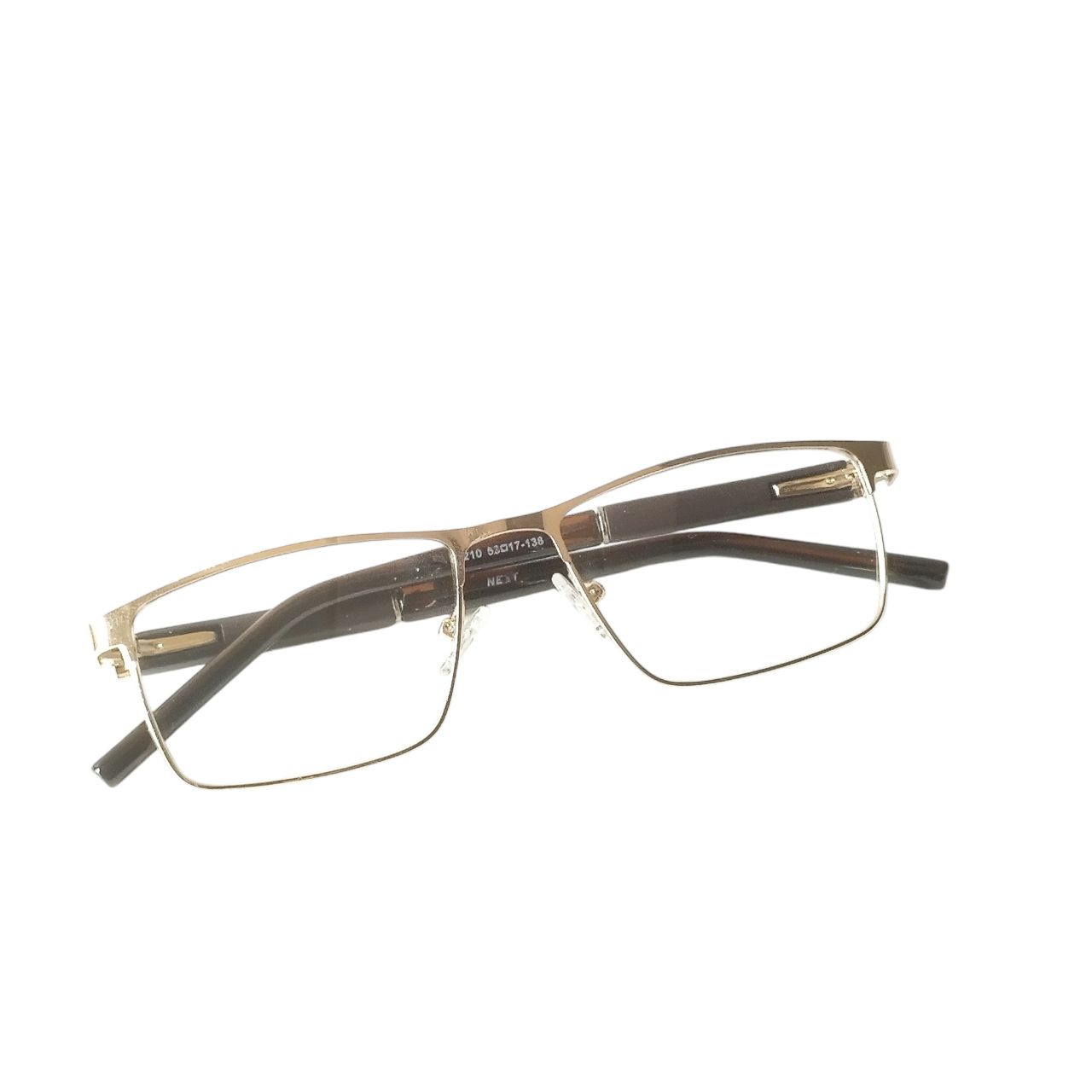 Premium Luxury Rectangle Gold Full Frame Glasses - Stylish Eyewear for Women & Men | Perfect for Reading, Driving & Fashion Accessories