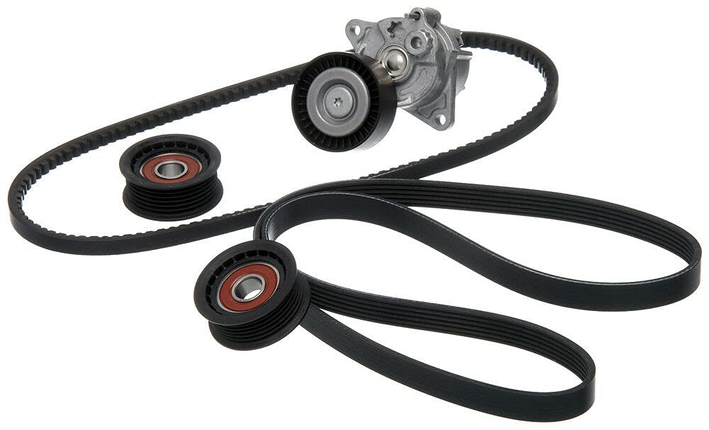 High-Quality Serpentine Belt Drive Component Kit - Replacement Accessory Belt Drive Kit for Smooth Engine Performance - Perfect for Car Maintenance & DIY Auto Repair