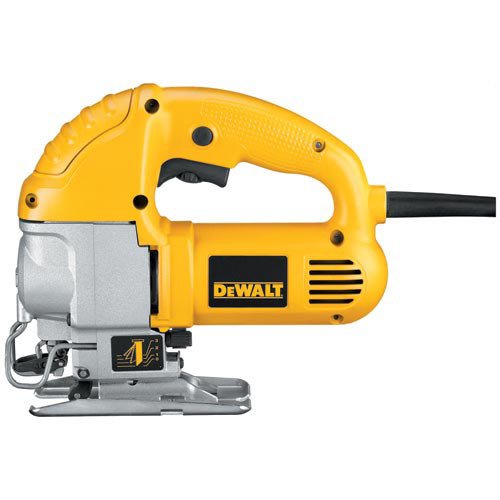DEWALT 5.5-Amp Corded Top Handle Jigsaw Power Tool (DW317K) - Heavy Duty Wood & Metal Cutting for DIY Projects, Home Improvement & Professional Construction Work